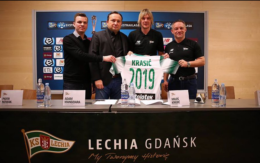 Tytuł Milos Krasić po podpisaniu nowego kontraktu. fot. northphoto Ety